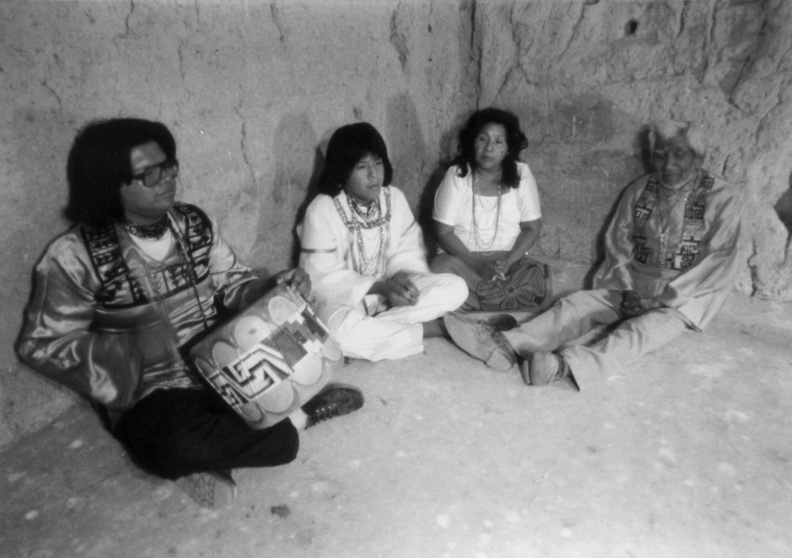 Documenting Pima chants and songs, 1979