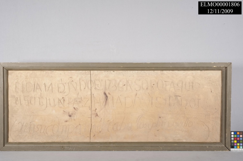 Historic Cast of the Hurtado/Truxillo Inscription