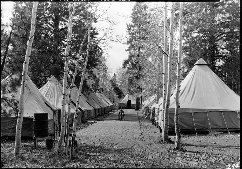 Camp 818 on the North Rim, 1936