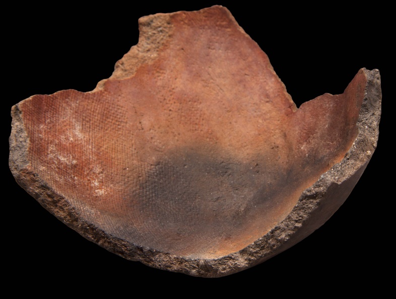 Tuzigoot Plain or Red Sherd with Fabric Impressions, Alternate View