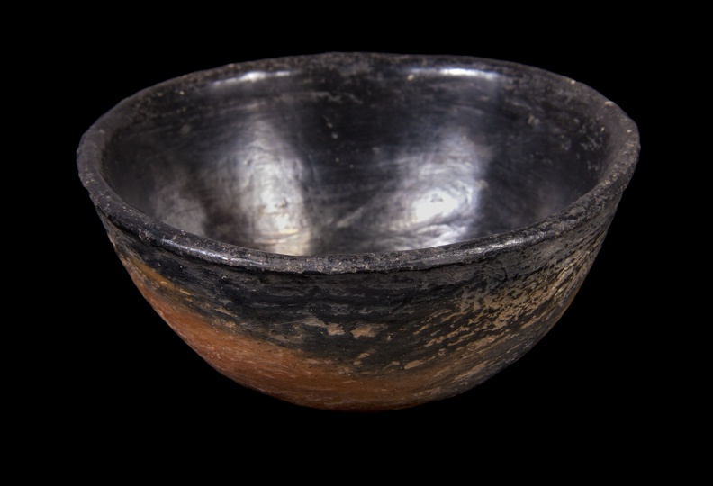 Youngs Red Smudged Bowl