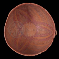 Tusayan Polychrome Bowl with Handle, Alternate View