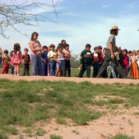 Children on a ranger-led tour, 1978