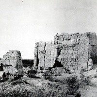 The Casa Grande ruins prior to excavation