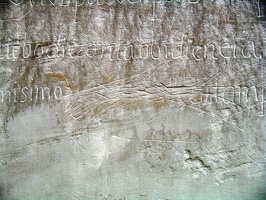 Partially Obliterated Inscription