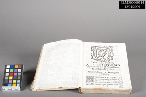 1727 Prayer Book, Dedication Page