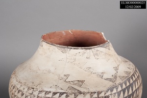 Historic Acoma Jar, Neck and Shoulder Detail