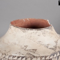 Historic Acoma Jar, Neck and Shoulder Detail
