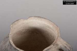 Historic Zuni Blackware Jar, Alternate View