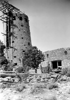 Construction of the Desert View Watchtower, 1932
