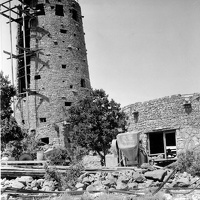 Construction of the Desert View Watchtower, 1932