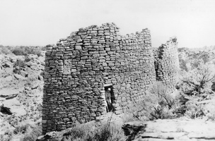 Mary Colter at Hovenweep, ca. 1931