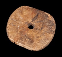Wooden Spindle Whorl