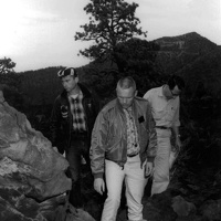 Exploring the Bonito Lava Flow, 1964