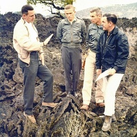 Geology Training on the Bonito Lava Flow, 1964
