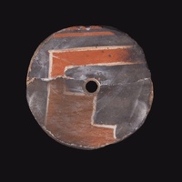 Pinedale Polychrome Spindle Whorl