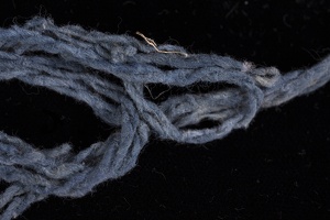 Blue Cotton Yarn, Detail