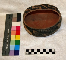 Polychrome Bowl with Handle