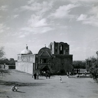 Visitors at Tumacacori, 1939