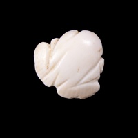 Carved Shell Frog