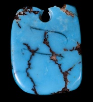 Rectangular Turquoise Pendant