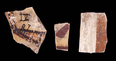 Jeddito Black-on-Yellow and Polychrome Sherds