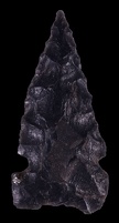 Side-notched Obsidian Point