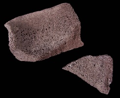 Vesicular Basalt Bowl Fragments
