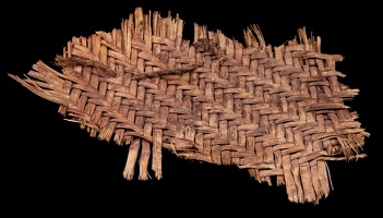 Twilled Weave with Remnants of Cordage
