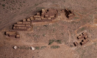 Diorama of Tuzigoot Pueblo