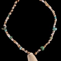 Turquoise and Shell Necklace
