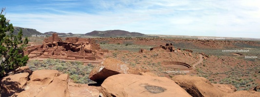 Wupatki Pueblo and Surrounding Features
