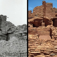 Wupatki Pueblo 1930s vs. 2011