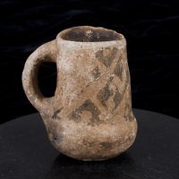 Chaco-style Tusayan Black-on-white Cylinder Jar
